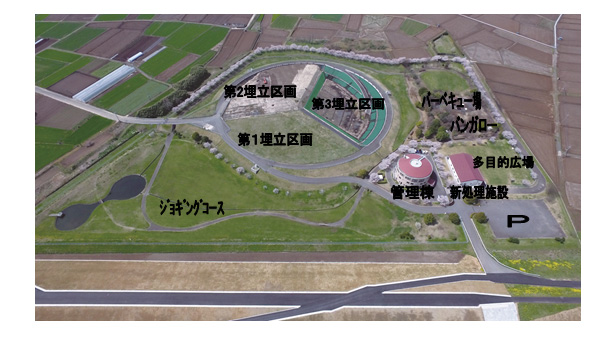 クリーンパーク・きぬ 施設配置図